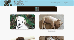 Desktop Screenshot of dailypuppy.com